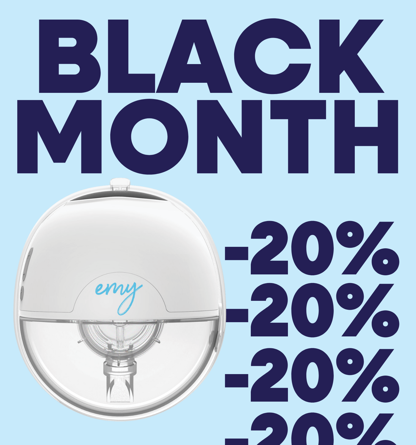 Black month emy pump
