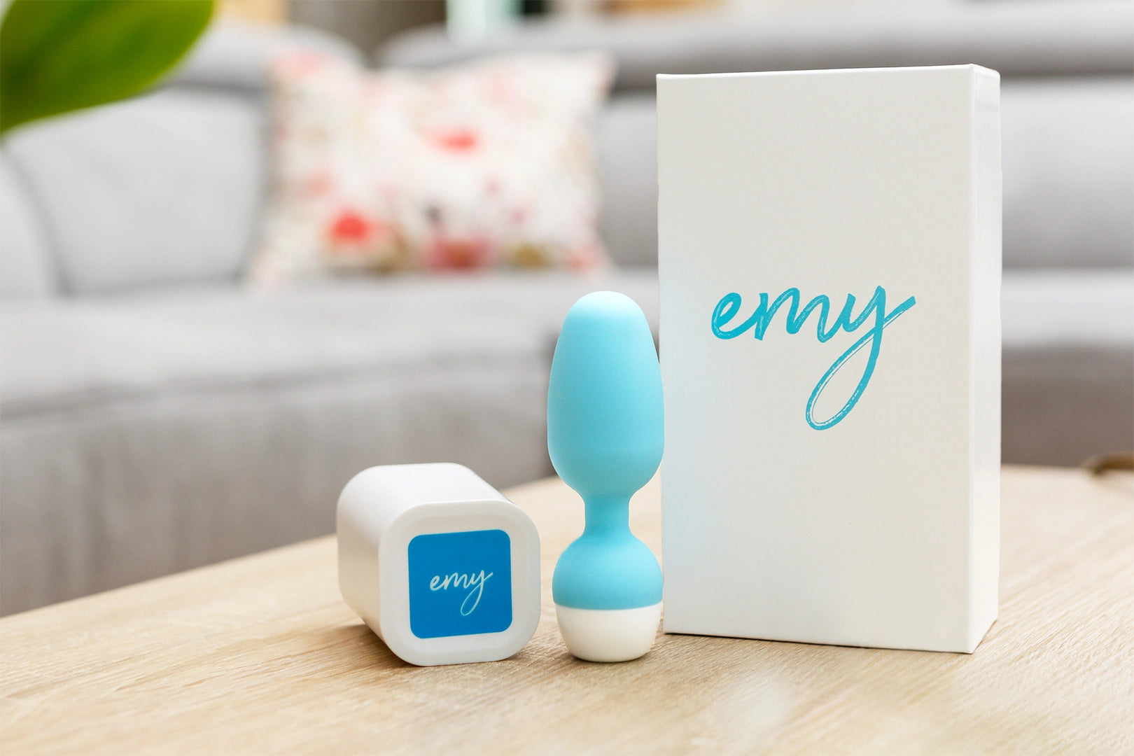 Diskrete Lieferung des Emy Beckenbodentrainers nach Hause, nach Genehmigung durch die Krankenkasse.