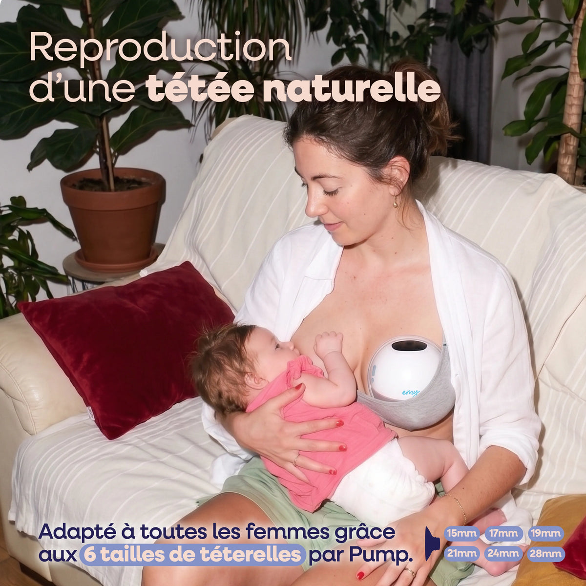 Emy Pump tétée naturelle