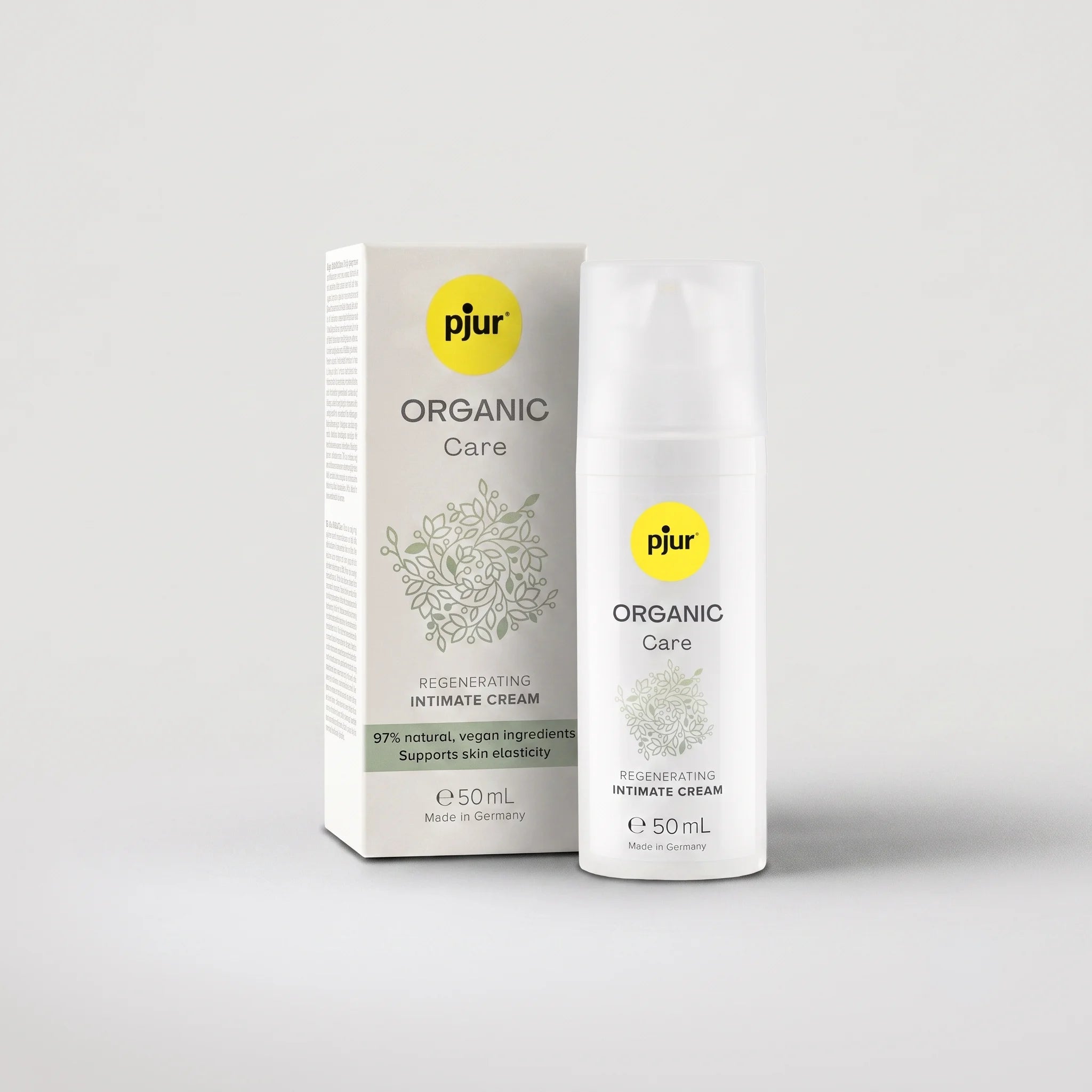 Soin intime pjur ORGANIC Care flacon airless 50ml avec packaging