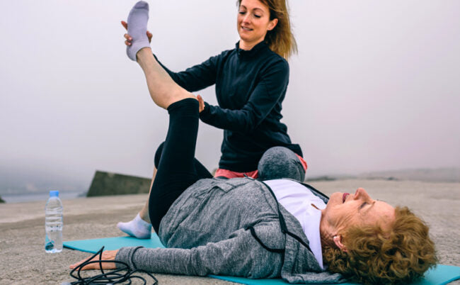 Femme 50, 60, 70 ans, activité sportive douce