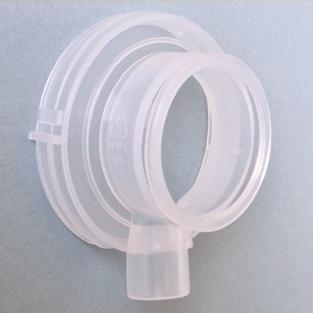 Breast pump connector