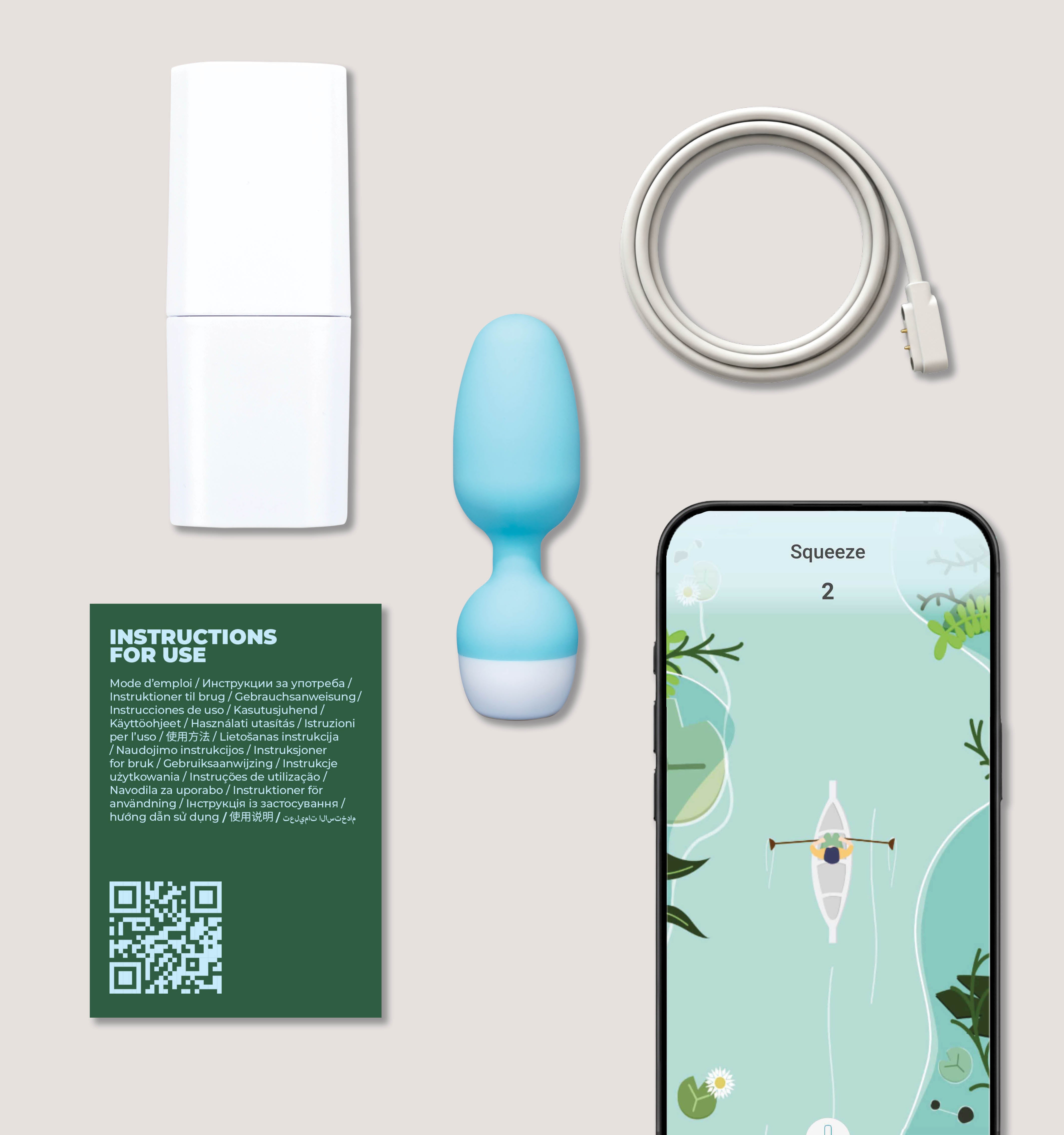 Kegel exercises at home, try our smart pelvic floor trainer Fizimed